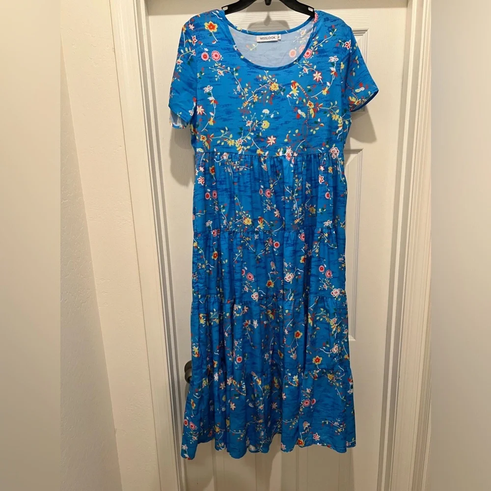 Misslook Floral Midi Maxi Dress - Picture 3 of 12